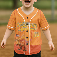Kid Cartoon Dinosaurus Vehicles - Personalized Jersey Shirt | Custom Name Kids Dino Truck Sports Tee