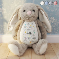Kid Affirmation - Personalized Bunny Plush