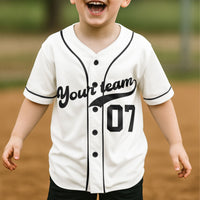 Kid Baseball Custom Name Number - Personalized Jersey Shirt