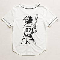 Kid Baseball Custom Name Number - Personalized Jersey Shirt