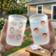 Personalized Kid Birthday Party Cups - Custom Photo Frosted Cups
