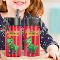 Kid Cartoon Dinosaurus Vehicles - Personalized Water Bottle