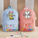 Kid Name Initials - Personalized Backpack