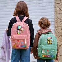 Kid Name Initials - Personalized Backpack