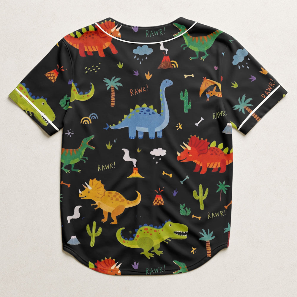 Kid Pattern Custom Name - Personalized Jersey Shirt