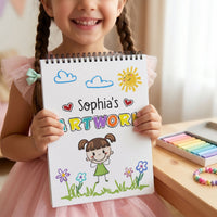 Kid's Artwork - Personalized Sketch Book