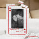 King And Queen Custom Couples Photo How Luck We Are - Personalized Photo Rectangle Building Brick