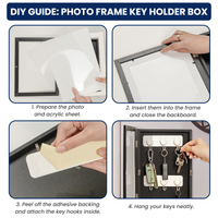 King And Queen Custom Couples Photo How Luck We Are - Personalized Hidden Key Holder Photo Frame