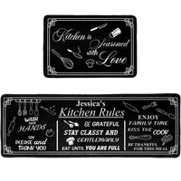 Kitchen Rules - Personalized Runner Rug