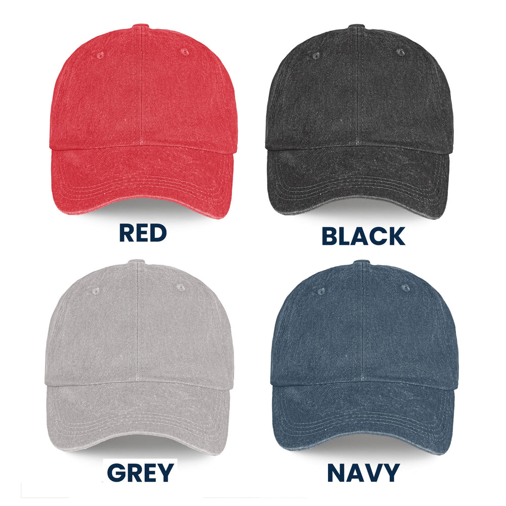Father's Day Gifts, Legend, Husband, Dad And Grandpa - Personalized Distressed Denim Cap