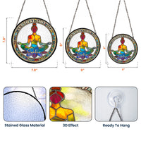 Let That Sh!T Go - Personalized Window Hanging Suncatcher