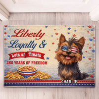 Liberty Loyalty Lot Of Treats - Personalized Doormat