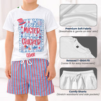 Little Miss Mister Firecracker 250th Anniversary - Personalized Kids Clothing Set