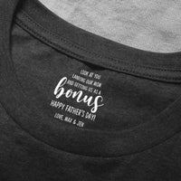 Look At You Landing Our Mom And Getting Us As A Bonus - Personalized Shirt | Funny Bonus Dad Gift
