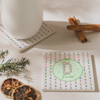 Personalized Mahjong Coasters - Custom Initial & Name Game Night Drink Mat