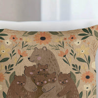 Mamabear Flower - Personalized Pillow Cover
