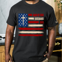 Man Of God, Husband, Dad, Papa Kids' Names Sleeve 2 - Personalized Shirt