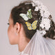 Personalized Silk Butterfly Bridal Brooch – Memorial Wedding Gift For Bride