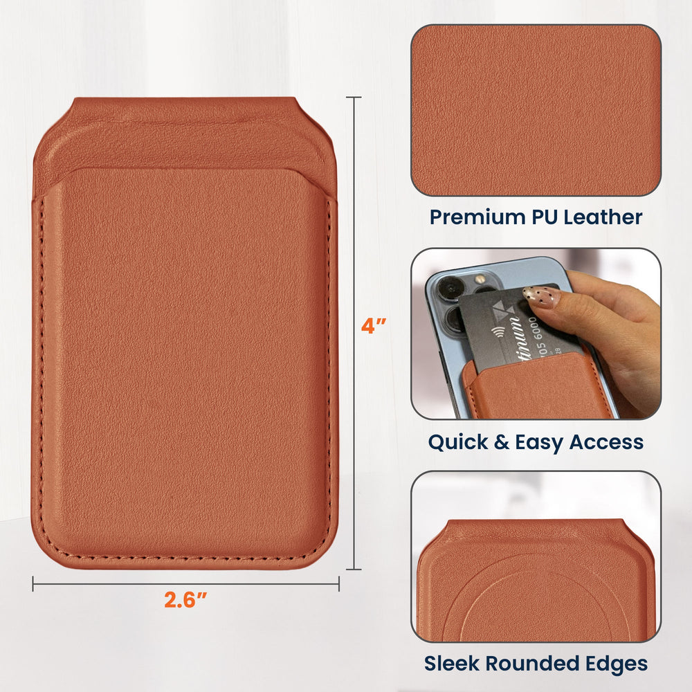 Metal Grandpa Fist Bump Print - Personalized Wallet Compatible With Magsafe