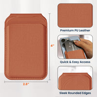 Metal Grandpa Fist Bump Print - Personalized Wallet Compatible With Magsafe
