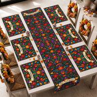 Mexican Cinco De Mayo Floral Fiesta Dia De Los Muertos - Personalized Table Runner Set