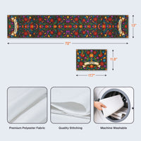 Mexican Cinco De Mayo Floral Fiesta Dia De Los Muertos - Personalized Table Runner Set