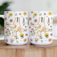 Mom Hands Holding Mother's Day Gift For Mom, Wife, Grandma - Personalized Mug