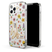 Mom Hands Holding Mother's Day Gift For Mom, Wife, Grandma - Personalized Phone Case