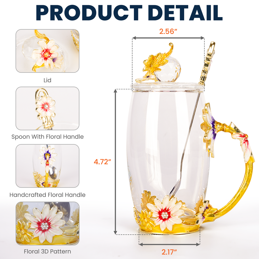 Mom's Garden, Grandma's Garden - Custom Kids' Birth Flower - Personalized Glass Cup