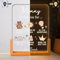Mommy Gifts From Baby Son Daughter - Personalized Night Light