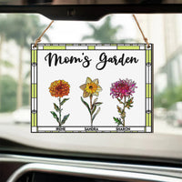 Mom's Garden Mother's Day Gift For Her - Personalized Wood Sign
