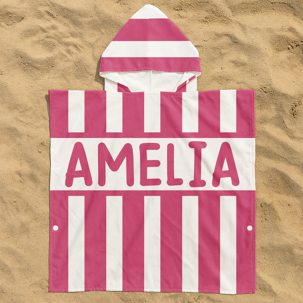 Monogram Design Summer Gift For Kid - Personalized Beach Towel