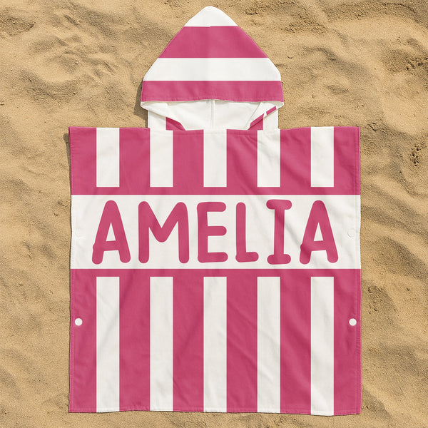 Monogram Design Summer Gift For Kid - Personalized Beach Towel