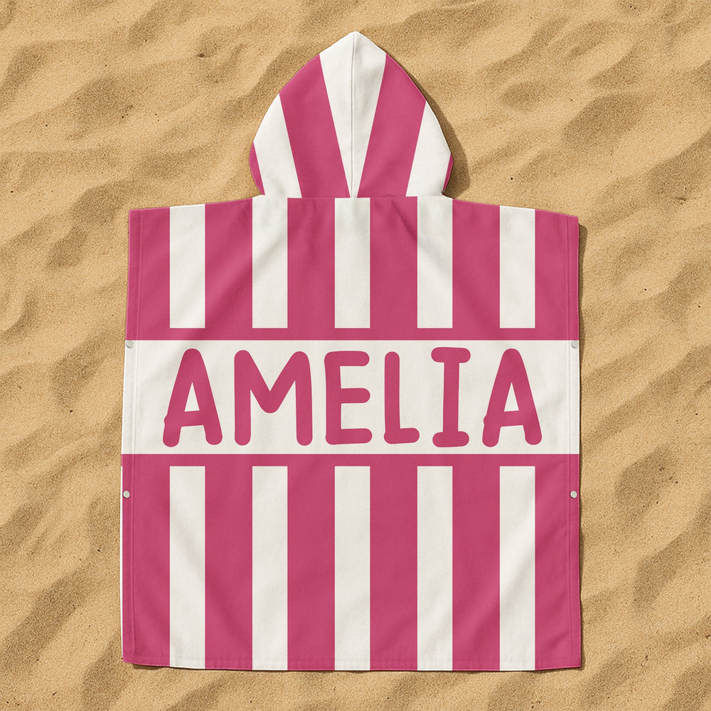 Monogram Design Summer Gift For Kid - Personalized Beach Towel