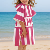 Monogram Design Summer Gift For Kid - Personalized Beach Towel