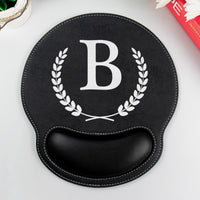 Monogram Pattern - Personalized Mouse Pad | Custom Stylish Desk Accessory