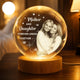Mother And Daughter Forever Linked Together - Personalized Night Light
