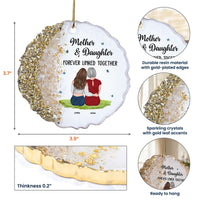 Mother & Daughter Forever Linked Together - Personalized Resin Ornament