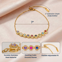 Mother & Daughters Forever Linked Together - Personalized Bracelet