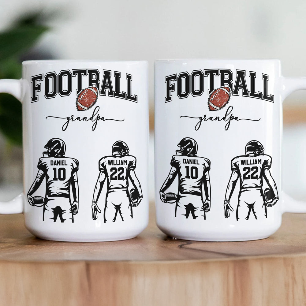 Mother's Day Gifts, Custom Football Mom, Grandma - Personalized Mug