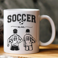 Mother's Day Gifts, Custom Soccer Mom, Grandma - Personalized Mug