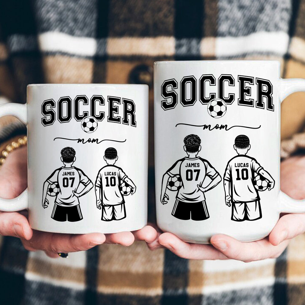 Mother's Day Gifts, Custom Soccer Mom, Grandma - Personalized Mug