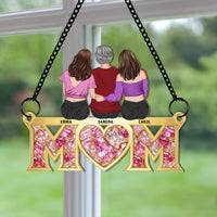 Mother's Day Gift For Mom New Version - Personalized Window Hanging Suncatcher