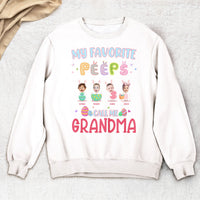 My Favorite Peeps Call Me Grandma - Personalized Photo Shirt