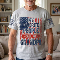 My Favorite People Call Me Grandpa Vintage Style 2 - Personalized Shirt