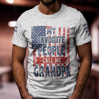 My Favorite People Call Me Grandpa Vintage - Personalized Shirt