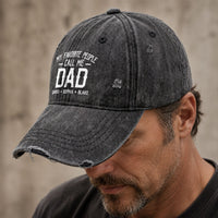 My Favorite People Call Me Papa & More - Personalized Cap