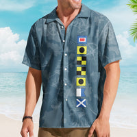 Name In Nautical Flag - Personalized Hawaiian Shirt