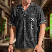 Name In Viking Runes, Ethnic Norse, Norse Mythology - Personalized Hawaiian Shirt