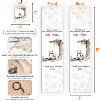 Never Forget The Difference You Make Thank You Teacher Gift - Personalized Bundle